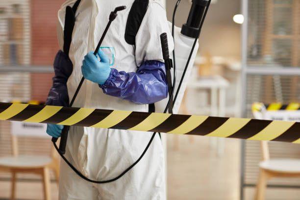 Professional Biohazard Cleanup technician working in Manteca, CA